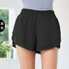 Conjunto de Shorts e Top Fitness de Manga Curta com Decote V de Verão Personalizado para Mulheres OEM Simples Secagem Rápida Malha Personalização