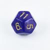Tutorial de Mesa para Jogo de RPG com Dados de Acrílico: Jogo de Tabuleiro d12, Dados Transparentes de 12 Lados COC com Textura de Pérola (Cooperação transfronteiriça)