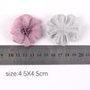 Yiwu Tela de Seda de Microfibra Materiales de Flores DIY Flor Artificial Hecha a Mano Pasador de Pelo Accesorios de Tela Accesorios Al Por Mayor