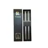 En Stock Caja para Palillos Caja de Regalo para Palillos de Titanio 1 Par 2 Pares Caja de Regalo Caja para Cubiertos de Acero Inoxidable Tapa Negra 5 Pares Caja Vacía