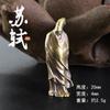 Mini figura de latón pequeños adornos micropaisaje paisajismo ceremonia del té fragante Zen musgo rocalla bonsái decoración mesa de arena