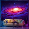 Amazon Tapeçaria fluorescente UV transfronteiriça Planeta cósmico Fundo de planta Pano Quarto Cabeceira Tapeçaria decorativa