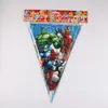 Colección de Banderines Triangulares para Fiestas de Cumpleaños Infantiles Temáticas, Guirnaldas de Banderines, Banderines, Pancartas, Patrones Decorativos, Dibujos Animados para Fiestas Navideñas