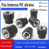 Fábrica HDPE hot melt abastecimento de água acessórios para tubos tipo soquete de junta rosca interna dente PE acessórios para tubos PE fio interno direto