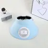 Chapéu com Ventilador Solar USB Recarregável Tendência para Adultos Pai-Filho para Mulheres, Verão, Aba Larga, Proteção Solar ao Ar Livre
