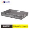 Caja de Plástico para Entrega EU Engrosada, Caja para Cría de Tortugas, Caja Rectangular de Logística, Caja para Piezas de Automóvil, Caja de Plástico para Rotación