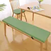 Cojín Personalizado para Taburete Largo de Madera Lino Esponja de Alta Densidad Cojín para Banco Mesa de Comedor Sofá Cojín para Taburete Rectangular Transfronterizo