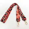 Nova cor estampa de leopardo alça de ombro larga alça de ombro não ajustável bolsa transversal bolsa de mão com alça longa acessórios alça