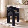 Taburete de Maquillaje Personalizado Estilo Nórdico Estilo Crema Silla de Maquillaje Respaldo Cómodo Dormitorio Vestidor Lujo Ligero Silla de Tocador Avanzada