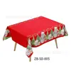 Toalha de Mesa Nova de Desenho Animado Transfronteiriça Decoração de Festa de Aniversário Infantil Toalha de Mesa Retangular Descartável Material Perolado Não Lavável