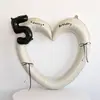 Nuevo Marco de Fotos de Amor Hueco de 40 pulgadas Globo de Película de Aluminio Decoración para Fiesta de Cumpleaños de Bebé Accesorios para Fotos de Boda