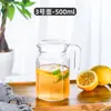 Jarra de Água de Vidro de Grande Capacidade com Tampa para Uso em Hotel e Residência, Adequada para Bebidas, Sucos e Drinks, Sem Chumbo, Ideal para Presentear ou como Bule de Flores