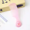 Pente de Cabelo Cor de Gelatina, Pente Pequeno Portátil para Crianças e Meninas, Pente Antiestático Fofo de Desenho Animado para Franja