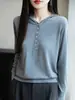 Suéter Pulóver con Capucha Ropa Exterior para Mujer Otoño e Invierno Nuevo Estilo Perezoso Holgado Crochet Casual Tejido Superior Venta al por Mayor