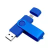 Pen Drive USB Rotativo de Cor Personalizada Tipo-C para Celular U Disk 64g 4g 8g 32g Brinde com Logo da Empresa Pen Drive Atacado
