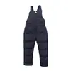 2026 Nuevos Pantalones de Algodón con Relleno de Plumas para Niños Niñas Otoño Invierno Monos Bebé Color Sólido Pantalones Cálidos Venta al por Mayor