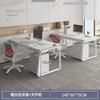 Escritorio de Oficina Escritorio de Oficina Hogar Gabinete con Cajones Mesa para 2 Personas Combinación de Mesa y Silla Mesa Moderna Simple