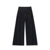 Jeans Vintage Azul Oscuro de Pierna Ancha para Mujer Tendencia Otoño/Invierno 2025 Nuevos Pantalones de Tiro Alto Sueltos Rectos de Largo Completo