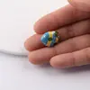 Peixe Pequeno Cerâmica Colorido Simples Transfronteiriço Furo Reto Contas Soltas Pulseira de Contas Feita à Mão DIY Colar Acessórios de Joias Atacado