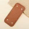 Base de Cartón para Bolsos de PU con Patrón de Cocodrilo, Accesorios Perforados en las Cuatro Esquinas, Hecho a Mano para DIY, Multicolores, Directo de Fábrica
