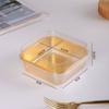Cuadrado Pastelería Occidental Mousse Salvado de Madera Blíster Caja Fruta Mil Capas Horneado Pastel Tiramisú Leche de Coco Gelatina Caja de Embalaje