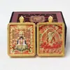 Xizang Thangkalong Quinto Mestre Benmingfo Manjusri Oito Deuses Protetores Pingente Thangka Estéreo em Relevo Frente e Verso Atacado
