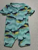 Traje de baño estampado de dibujos animados para niños y niñas de 70-80-90-100-110-120-130