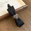Elegante y sofisticado accesorio para el cabello de pinza de plátano para dar volumen al cabello, pinza de pelo de cola de caballo a la moda, pasador de lunares dulces estilo coreano
