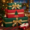 Suprimentos de Impressão Colorida Personalizados de Natal, Caixas de Embalagem com Tampa Superior e Inferior, Caixas de Presente de Embalagem de Natal Flip-Top de Alta Qualidade