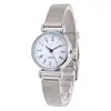 Reloj de Mujer Estilo Universitario Reloj de Aleación Correa de Malla Universal Multisuperficie Reloj de Cuarzo para Mujer Reloj de Aleación Transfronterizo