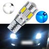 Carro LED T10 5730 5630 6SMD decodificação largura indicador luz W5W placa lâmpada luz de leitura