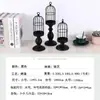 Regalo de San Valentín Transfronterizo, Adornos de Candelabro de Metal Pintado, Accesorios Retro para Cena a la Luz de Velas, Decoración de Portavelas Estilo Europeo