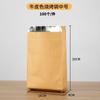 Barbacoa Pollo Frito en Tiras Snack Lata Empaque de Papel Bolsa de Papel de Aluminio a Prueba de Grasa Rollo Tiras Para Llevar Conservación del Calor Desechable Personalizado