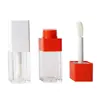 Lili Factory Tubo Cuadrado de Brillo Labial de 10g Material de Empaque de Maquillaje con Tapa Giratoria Tubo Dispensador de Brillo de Labios Tubo Vacío Cosmético