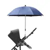 Sombrilla Parasol para Cochecito de Bebé con Recubrimiento Negro para Proteger Contra los Rayos UV, Sombrilla para Cochecito de Bebé, Sombrilla Solar, Sombrilla de Protección Solar, Sombrilla para la Lluvia, Se Puede Imprimir con Logo