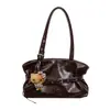 Bolsa Casual para el Trabajo, Bolso Plegado de Moda, Hombro Único 2026 Otoño Nuevo Versión Coreana Bolsa de Nicho para el Hombro para Mujer, Bolsa de Gran Capacidad