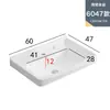 Gabinete de Baño Cerámico de Pared con Cubierta Semi-Empotrada, Lavabo Único Integrado con Placa de Roca para Lavado de Baño y Lavado de Manos