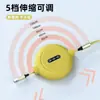 Cabo de dados telescópico um para três três em um carregamento rápido para cabo de dados Apple cabo de carregamento tudo-em-um Android