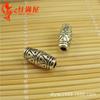 Acessórios de corrente de Buda DIY liga padrão prata tibetana contas espaçadoras/tubo longo prata tibetana/acessórios para colar de pulseira atacado