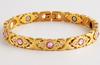 Pulseras Magnéticas Desmontables de Moda de Estilo Europeo y Americano de Venta Caliente Transfronteriza con Incrustaciones de Diamantes Magnéticas para Hombres y Mujeres Pulseras Magnéticas al Por Mayor