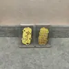 Shenzhen Shuibei Mismo Estilo Oro Puro 999 Tesoro de la Fortuna Aleación Gato de la Suerte Adhesivo Dorado para Teléfono Móvil para Atraer Riqueza Tienda de Oro