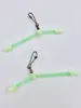 Tubo de Plástico Luminoso para Caña de Pescar, Tubo Curvado de Plástico, Pesca en el Mar, Accesorios para Señuelos, Equipo de Pesca, Divisor de Línea Luminoso