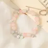 Nuevo Pulsera de Cuentas de Vidrio para Mujer, Pulsera de Amistad Hecha a Mano con Cuentas, Regalo para Novia, Pulsera de Cuentas Segura y Feliz para Estudiantes, Joyería de Mano