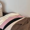 [En stock, suéter de cuello semialto de color sólido para niños, suéter cálido de otoño e invierno para niños y niñas, camisa de base de terciopelo de una pieza para bebé]