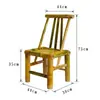 Juego de mesa y sillas de bambú para patio retro, sillas de bambú, mesa de bambú antigua, mesa cuadrada para exteriores, mesa de té, mesa de té, muebles de bambú.
