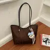 Otoño 2026 Nuevo Elegante Retro Estampado de Leopardo Bolso de Hombro Único para Viajar Bolso Tote Cubo para Citas de Mujer Bolsos de Mujer al por Mayor