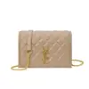Yangshulin 2026 Modelo Nuevo Bolso de Cadena Acolchado para Mujer de Piel Genuina, Bolso Cruzado de Hombro de Lujo Ligero, Popular en Transmisiones en Vivo de Douyin