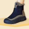 Nuevos Zapatos de Algodón de Invierno para Mujer con Forro Polar Espesado Botas Martin Nueva Suela Gruesa Aumentada Botas de Nieve para Mujer Botas Cálidas de Moda