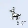 Accesorios de aleación de plata Xizang para manualidades transfronterizas serie de animales de dibujos animados lindos accesorios para pulsera collar de panda