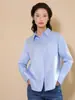 2026 Nueva Camisa Original de Seda para Mujer con Mangas Largas, Hecha de Seda de Morera, Adecuada para el Trabajo, Profesional, Corte Ajustado, Elegante, Top Versátil
